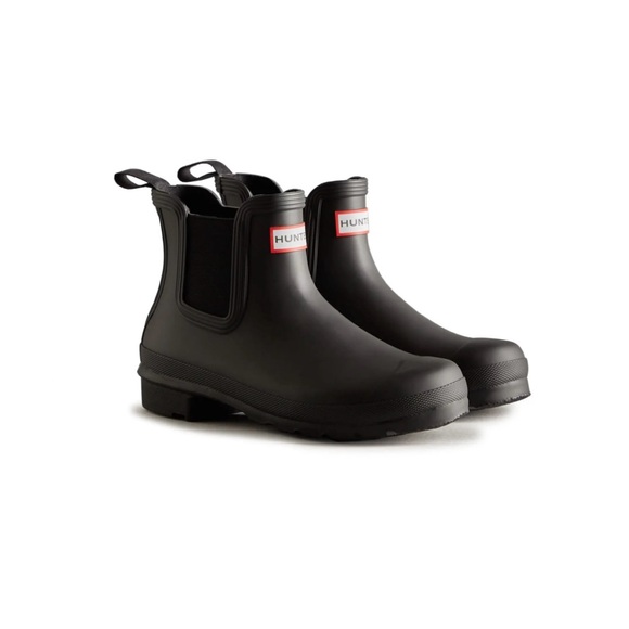 Hunter Women’s Original Chelsea Boots - Black - Size US10 - Picture 1 of 4